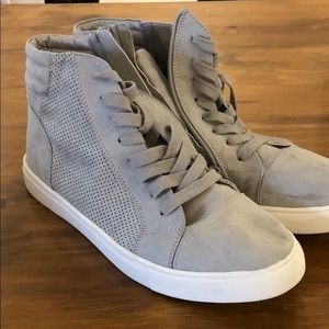 Grey Suede hi-tops